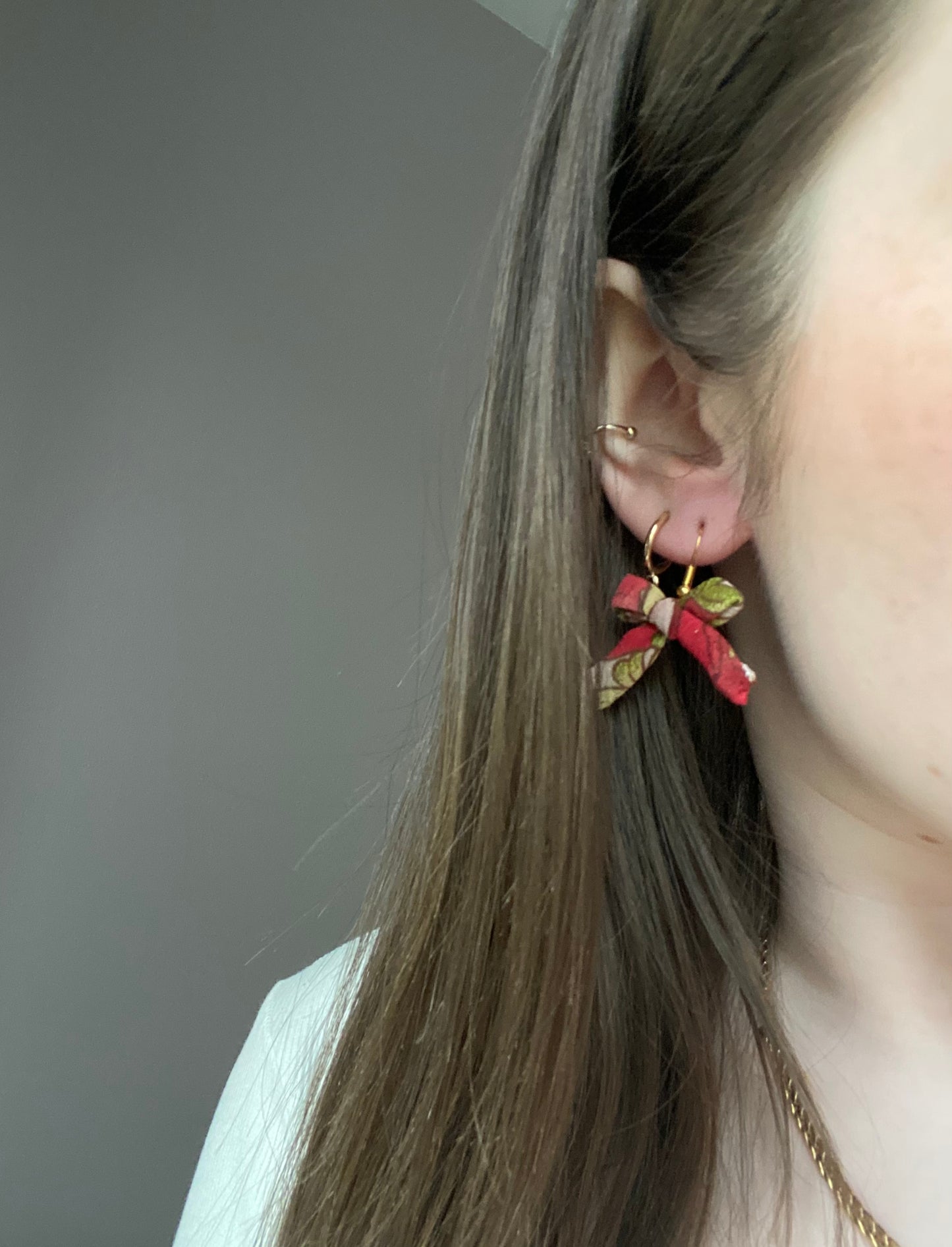 Boucles d’oreilles multicolores